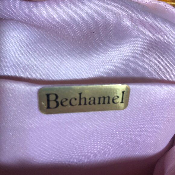 Bechamel Pink Iridescent Beaded Shell Evening Bag โ Vintage-Inspired - Picture 11 of 12